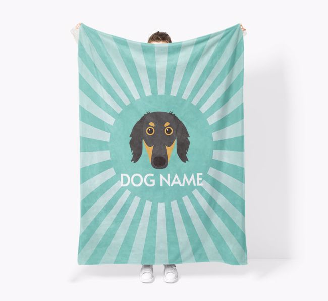 'Spotlight' - Personalised {breedFullName} Blanket: Premium Sherpa Fleece